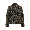 JACKET PRT ADELE FULL ZIP TOP BAMBOO BEIGE