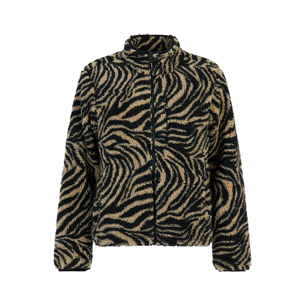 JACKE PRT ADELE FULL ZIP TOP BAMBOO BEIGE