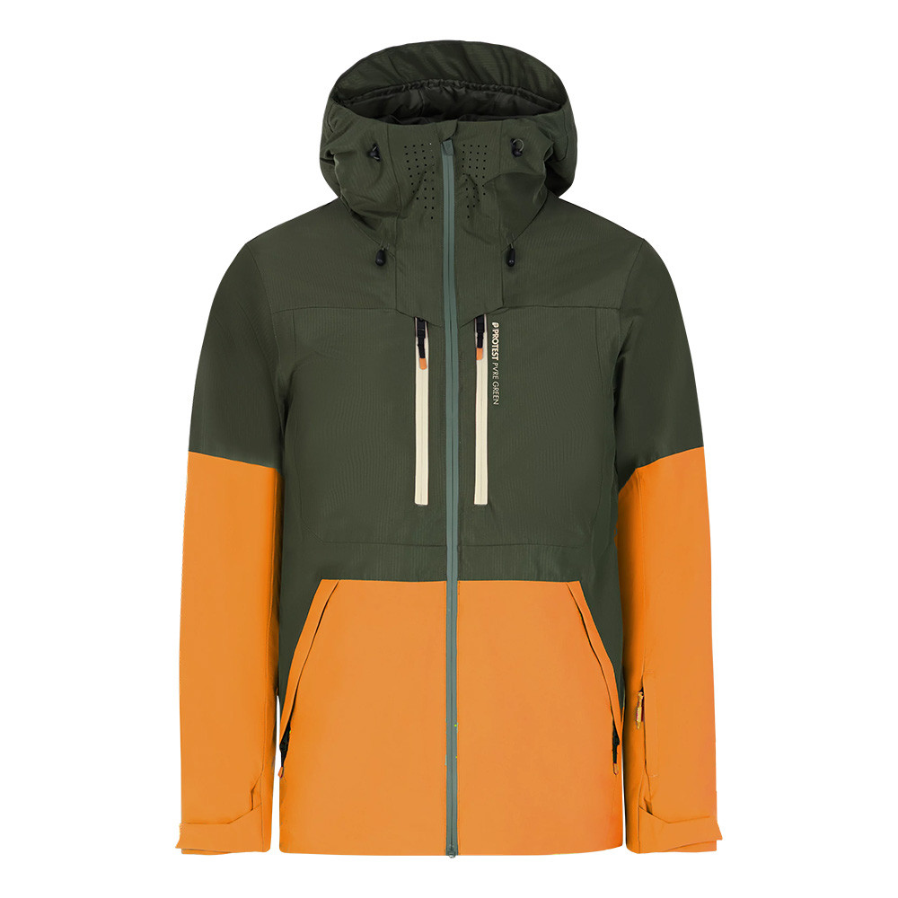 SKI JACKET PRT ZOOT CARAMEL YELLOW