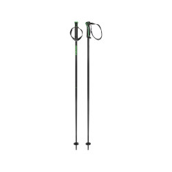 SKI POLES FRONTSIDE BLACK GREEN