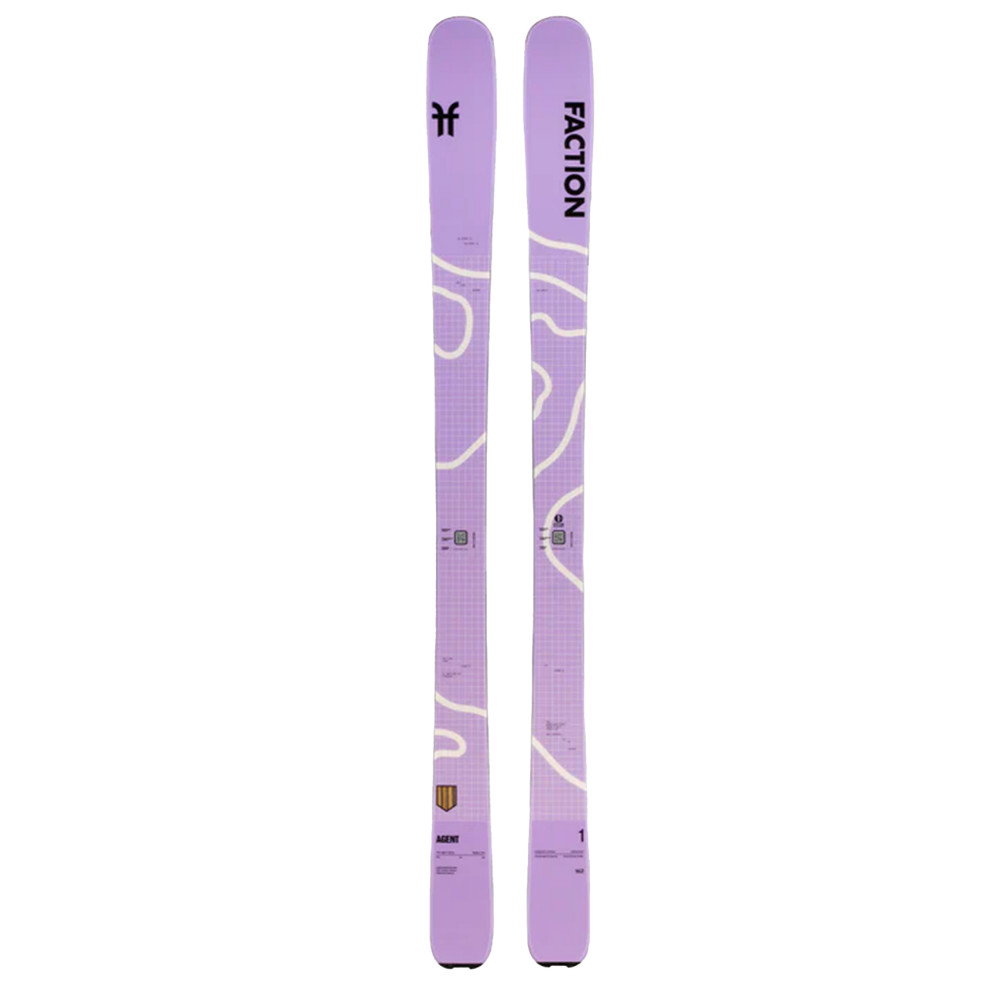 ESQUI AGENT 1 PURPLE + FIJACIONES MARKER ALPINIST 10 BLACK