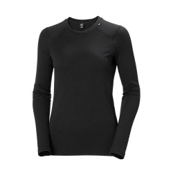 MAGLIONE W LIFA MERINO MIDWEIGHT CREW BLACK MAGLIONE W LIFA MERINO MIDWEIGHT CREW BLACK