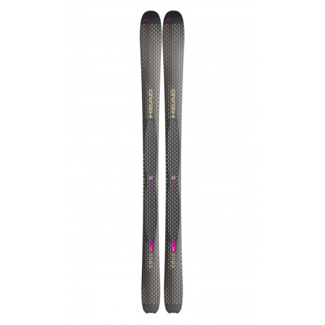 ESQUI CRUX 105 PRO BK/PI + FIJACIONES SALOMON BACKLAND PURE BLACK/GUNMETAL