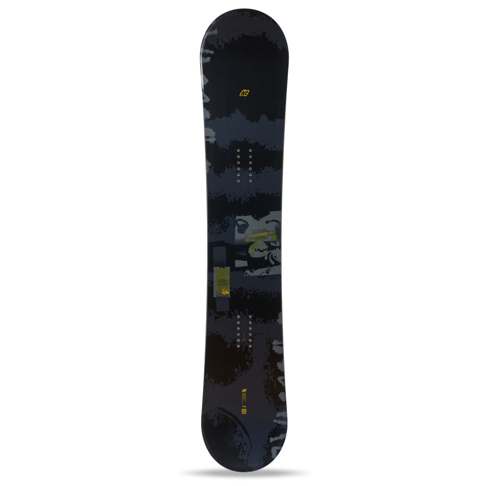 SNOWBOARD COURIER + BINDUNGEN K2 SONIC BLACK