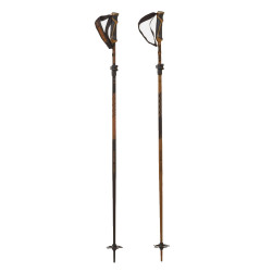 SKI POLES FLIPJAW FREERIDE BLACK BROWN
