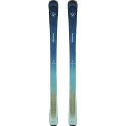 SKI ARCADE W 84 + FIXATIONS SALOMON N STRIVE 12 GW SMOKE BLUE FLAME ORANGE L90