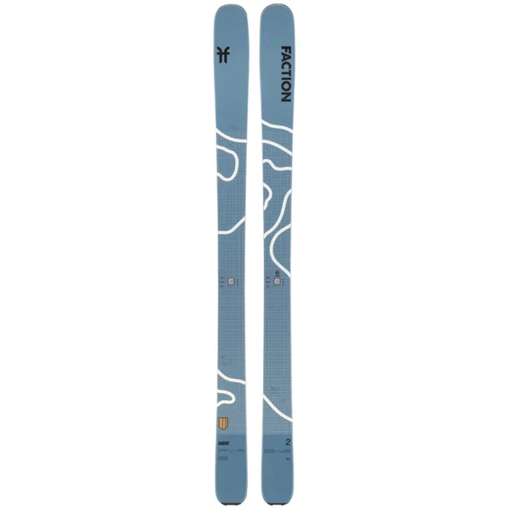 SKI AGENT 2 + BINDINGS LOOK ST 10 BLACK