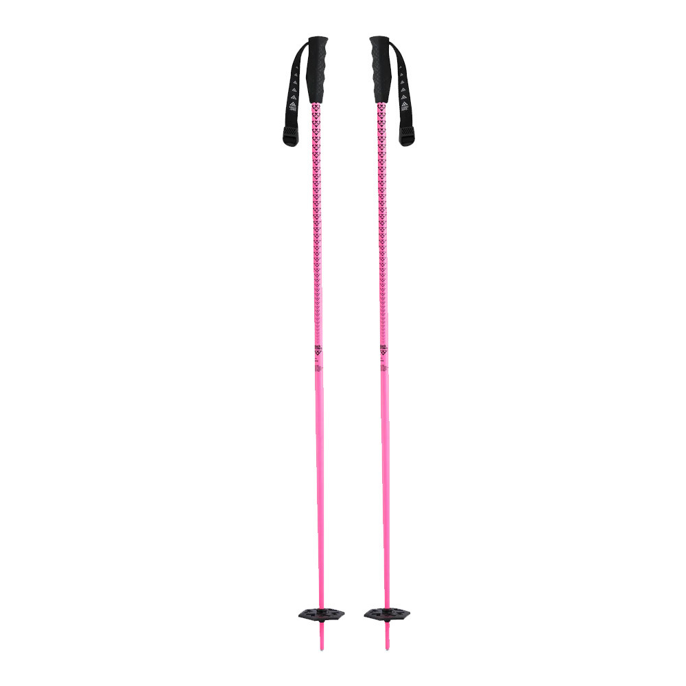 SKI POLES META PINK