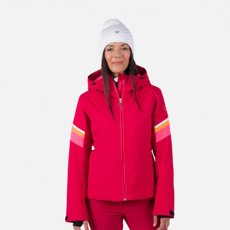 VESTE DE SKI W STRAWPILE JKT RUBY RED