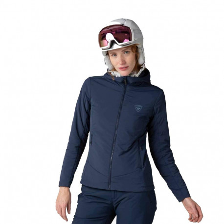 SKIJACKETS W OPSIDE HOODIE JKT DARK NAVY