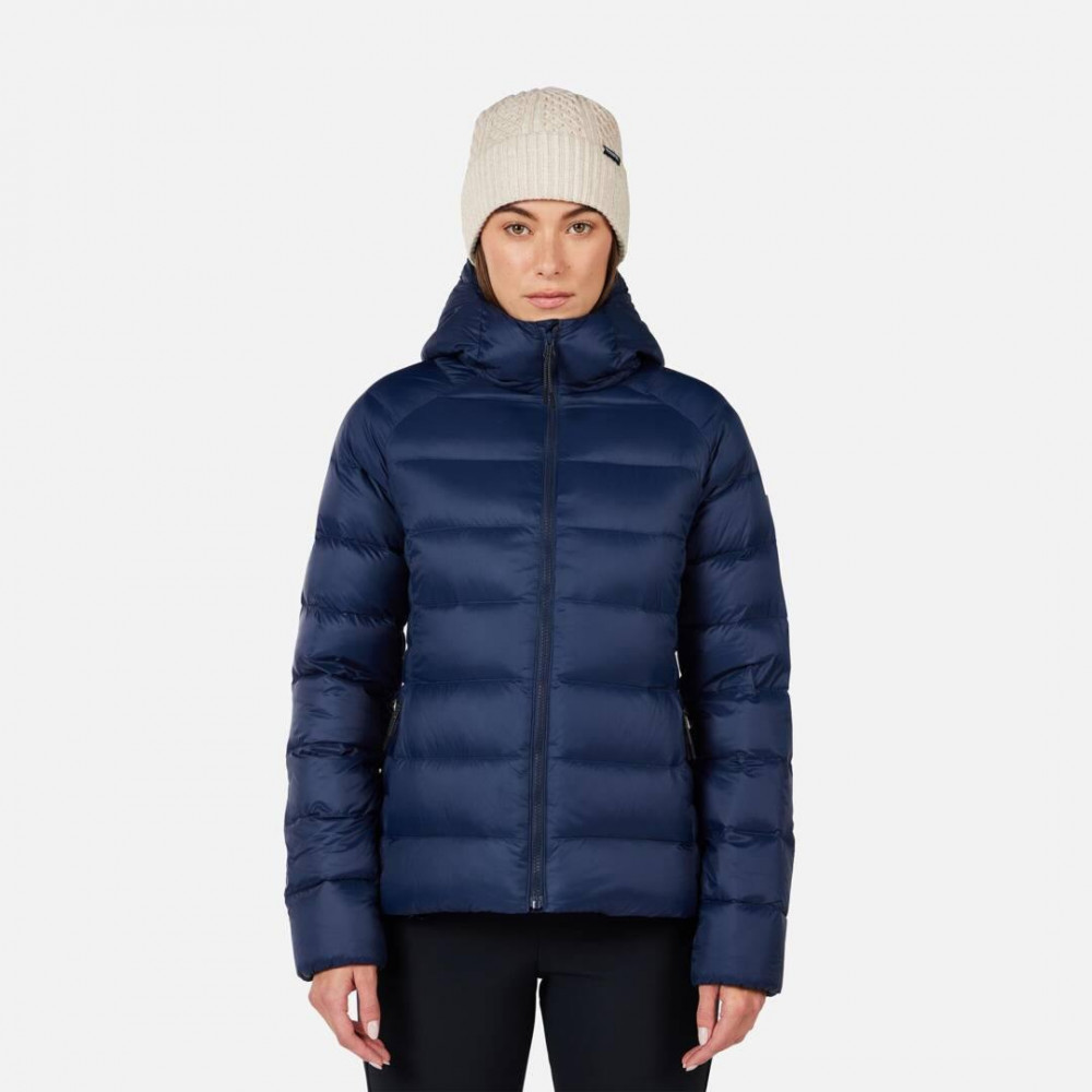 JACKET W ARETU DOWN HOODIE JKT DARK NAVY
