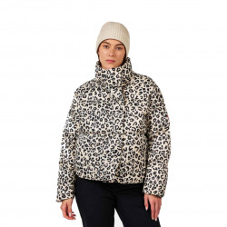 SKIJACKETS W ARETU ALLOVER DOWN JKT NATURE WILD LEOPARD PRINT