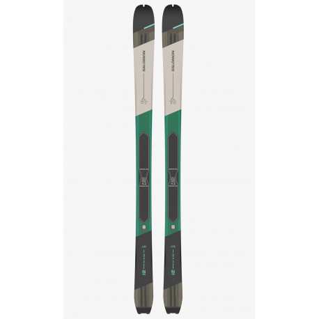 SKI MTN 86 W PRO + BINDUNGEN SALOMON MTN PURE BLACK/BLUE + BRAKE G90 + LEASH