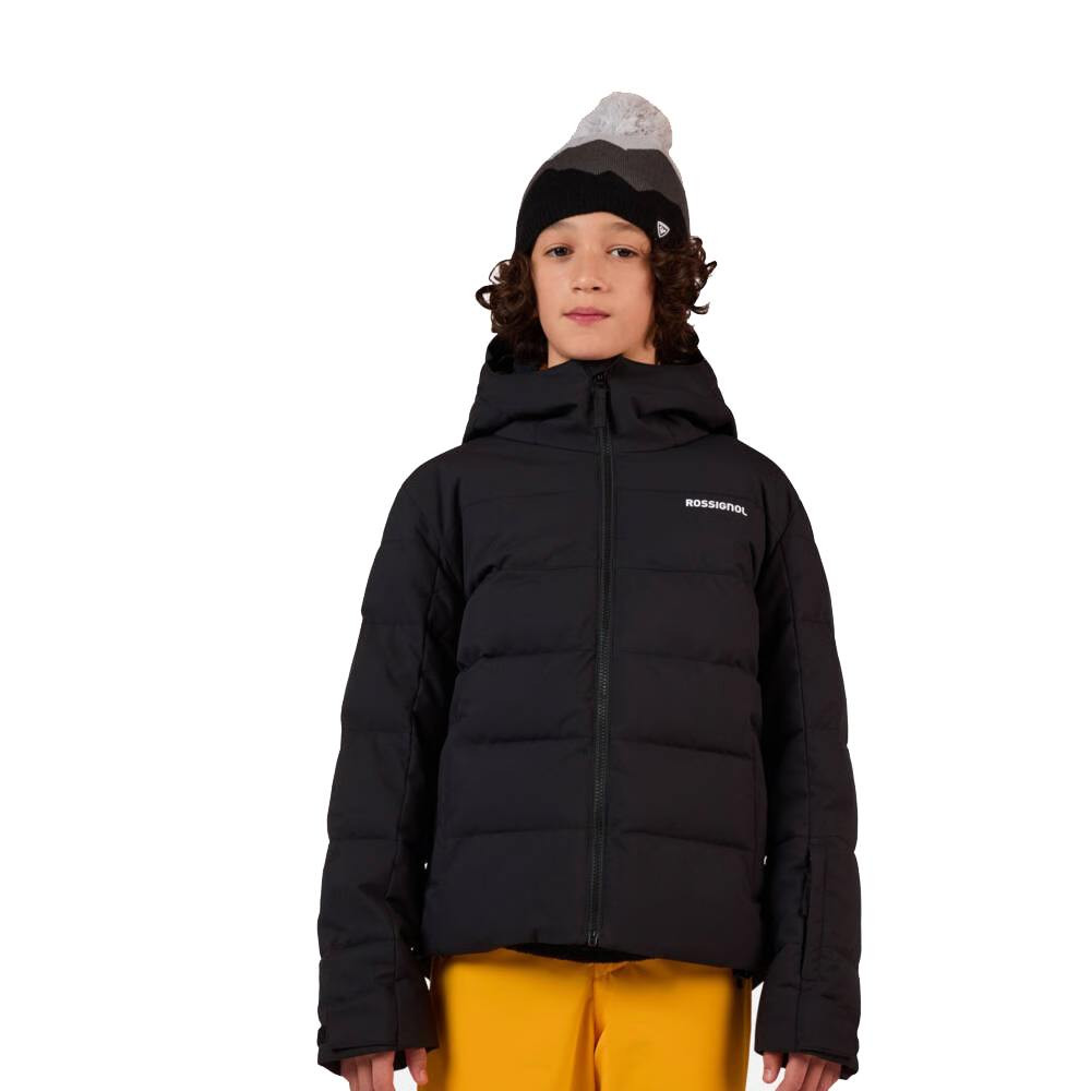 GIACCHE SCI BOY SIZ QUILTED JKT BLACK