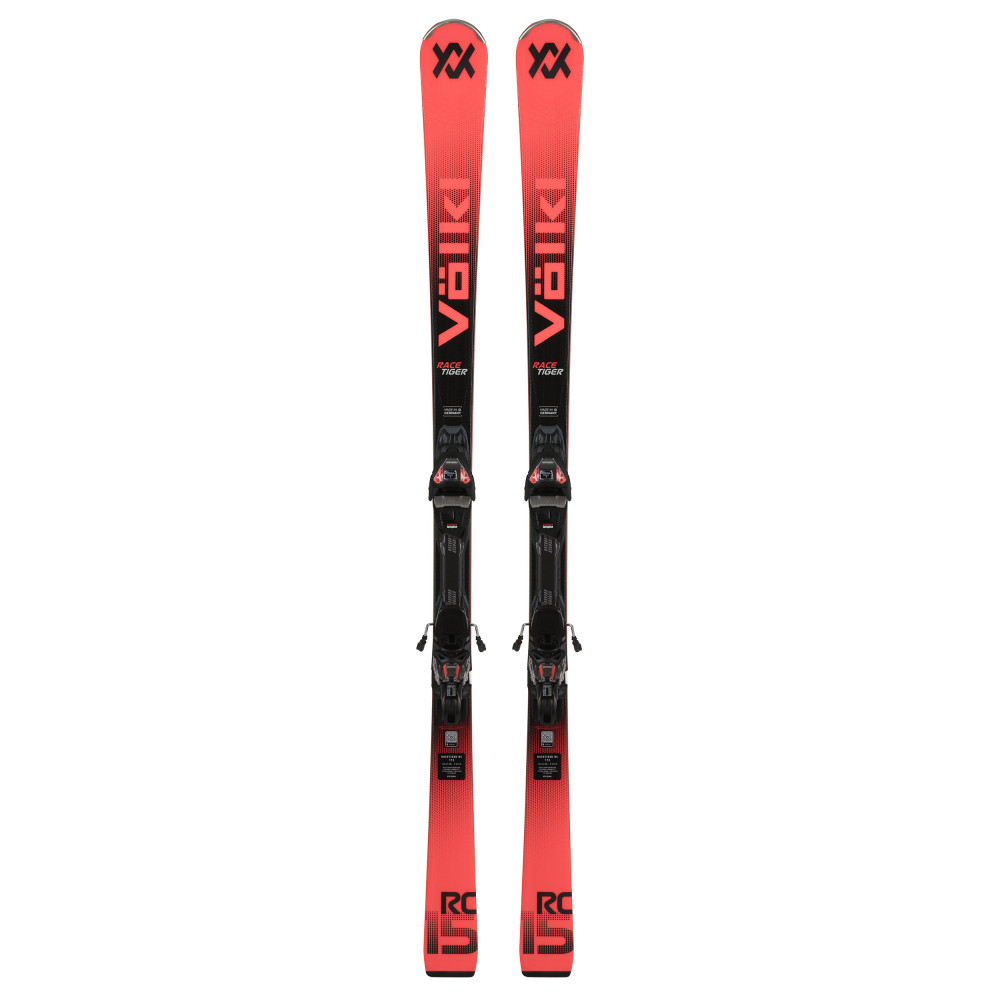 SKI RACETIGER RC RED + VMOTION 10  GW BLACK