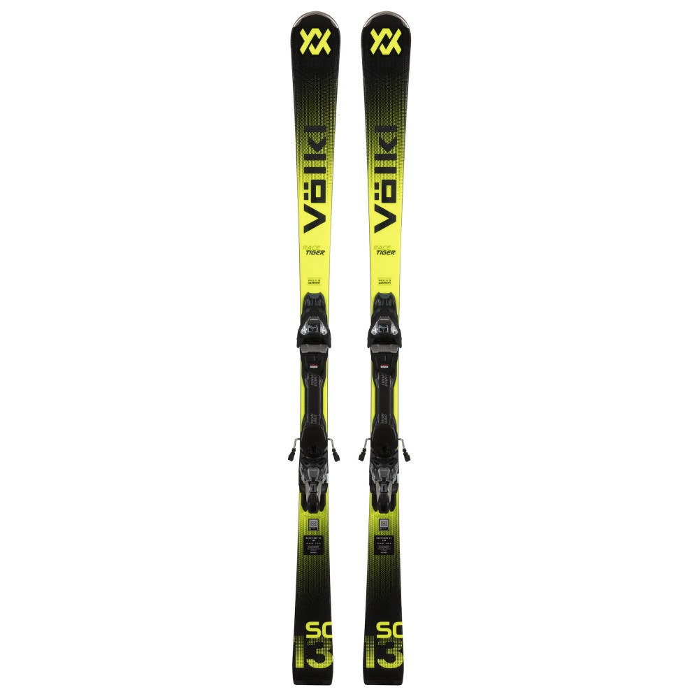 SKI RACETIGER SC BLACK + VMOTION 12  GW BLACK