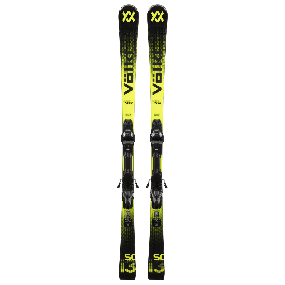 SKI RACETIGER SC BLACK + VMOTION 11 GW BLACK