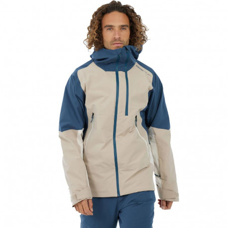 SKIJACKE PRTThrow TWILIGHT NAVY