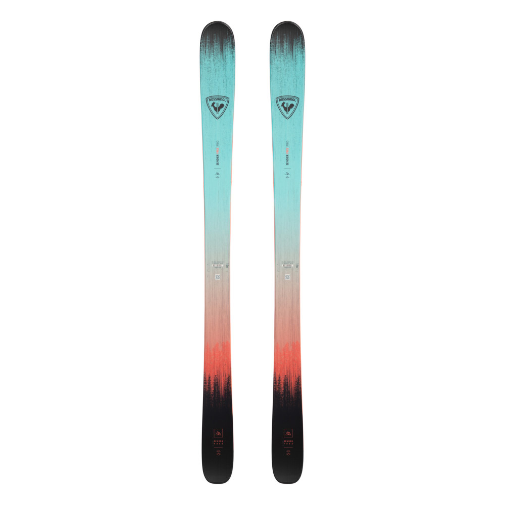 SKI SENDER FREE PRO + BINDINGS ROSSIGNOL NX JR 7 B93 YELLOW/BLACK