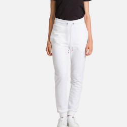 PANTALON W LOGO PANT FL - 100 WHITE