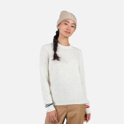 PULL W CORPORATE CREW NECK - 100 WHITE