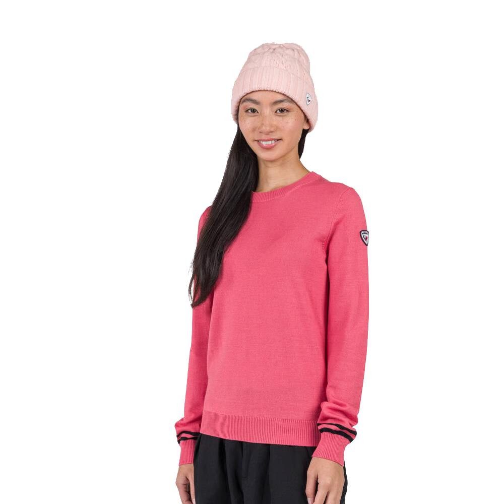 PULL W CORPORATE CREW NECK - 35N TEA ROSE