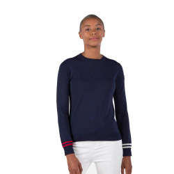 SWEATER W CORPORATE CREW NECK - 715 DARK NAVY