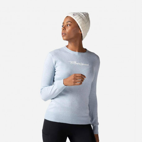 SUÉTER W SIGNATURE ROSSIGNOL KNIT - 742 GLACIER
