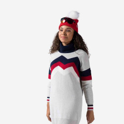 VESTITO W MOUNTAIN KNIT DRESS - 831 FOG