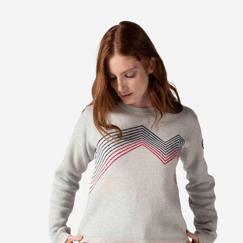 SWEATER W MOUNTAIN RN - 831 FOG