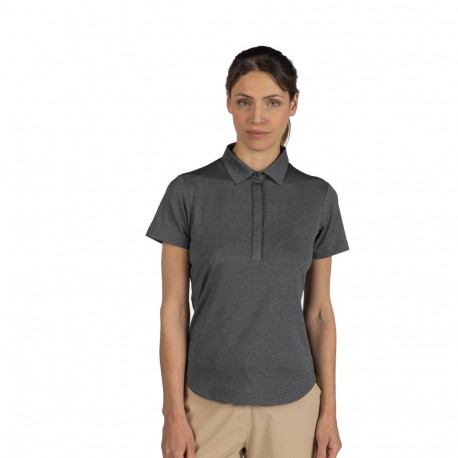 POLOHEMD W CLOUDREST POLO - 23N ONYX GREY