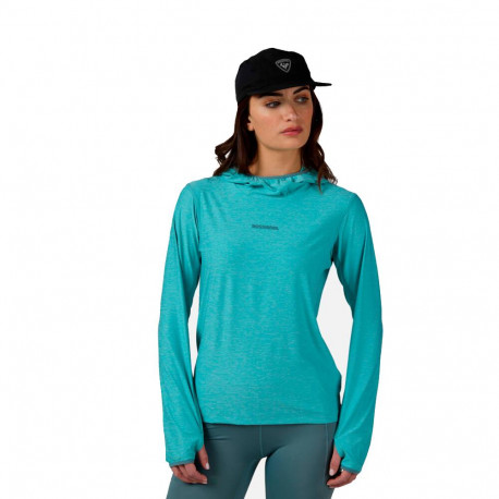 FELPA W WESTWEG SUN HOODIE - 73M CARIBBEAN