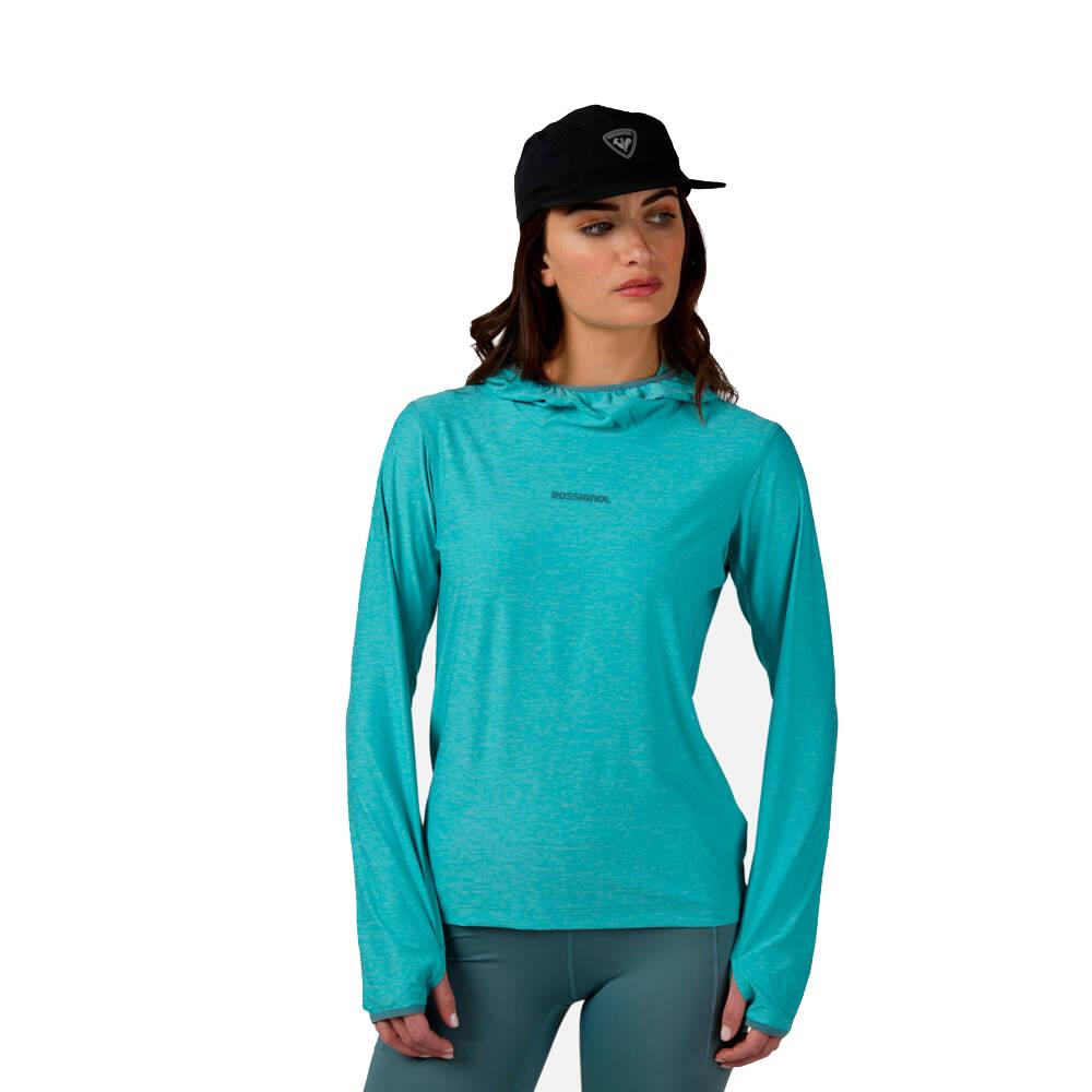 FELPA W WESTWEG SUN HOODIE - 73M CARIBBEAN