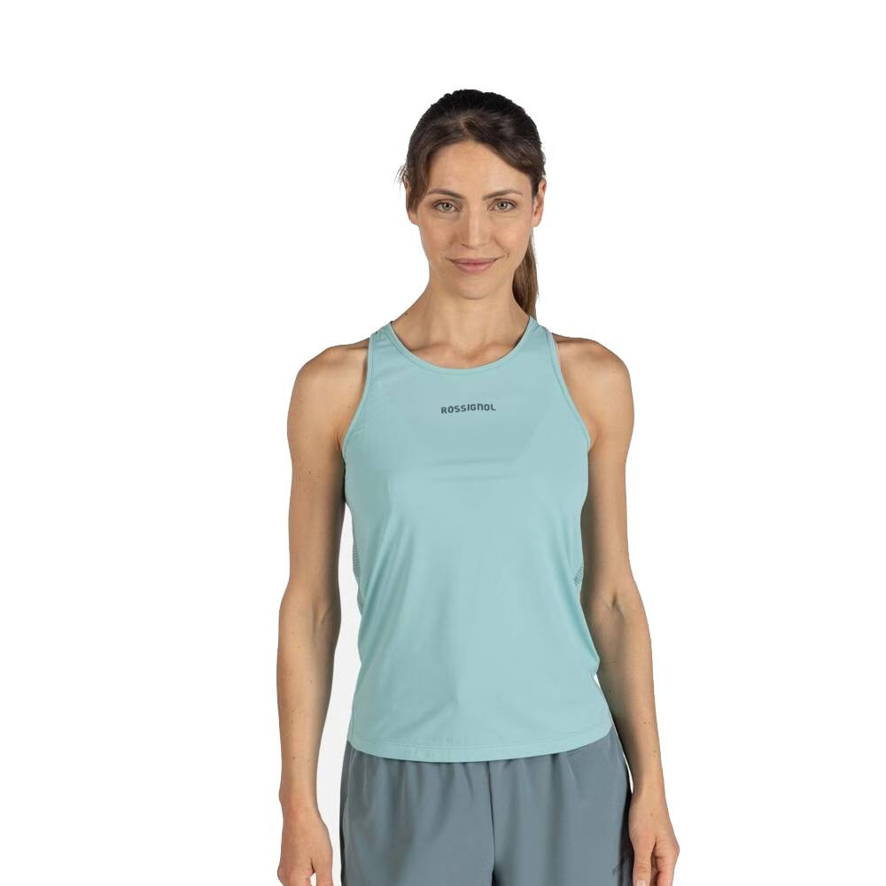 TANK TOP W SIDELHORN TANK - 73M CARIBBEAN