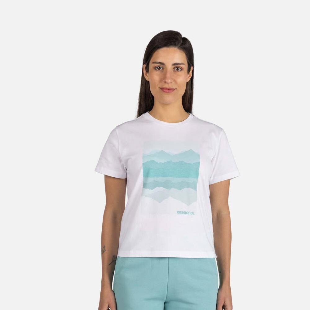 CAMISETA W WATERFALL TEE - 100 WHITE