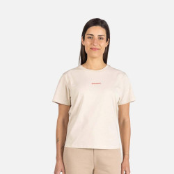T-SHIRT W WATERFALL TEE - 80A WHITECAP SAND