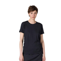 T-SHIRT W PLAIN TEE - 200 BLACK