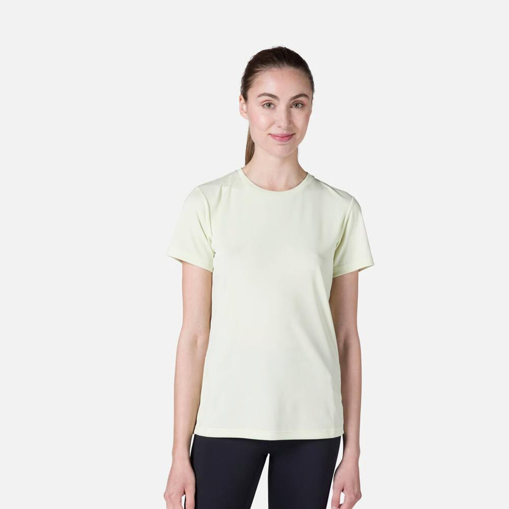 CAMISETA W PLAIN TEE - 63B LIGHT ALOE
