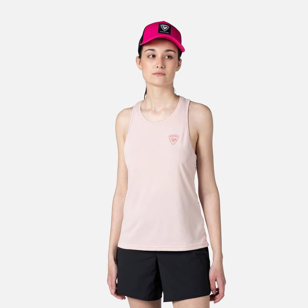TANKTOP W PLAIN TANK - 337 POWDER PINK