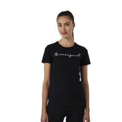 T-SHIRT W LOGO ROSSI TEE - 200 BLACK