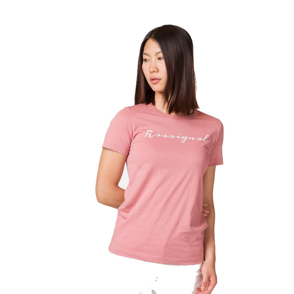 CAMISETA W LOGO ROSSI TEE - 378 WALLOP ROSE