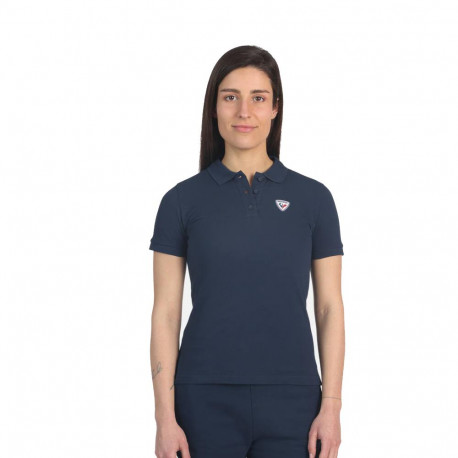 POLOHEMD W LOGO POLO - 715 DARK NAVY