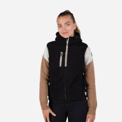 JACKET W CIELOALTO FLEECE VEST - 200 BLACK