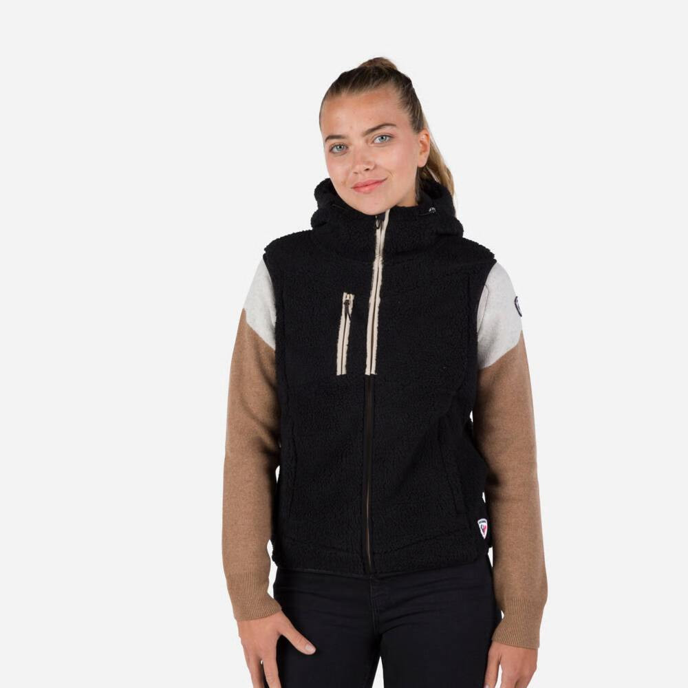 VESTE W CIELOALTO FLEECE VEST - 200 BLACK