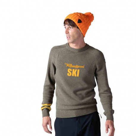SWEATER SIGNATURE ROSSIGNOL KNIT - 696 FIG