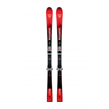 SKI HERO ATHLETE FIS SL FACTORY 157 R22 + SPX 15 ROCKERACE SILVER RED