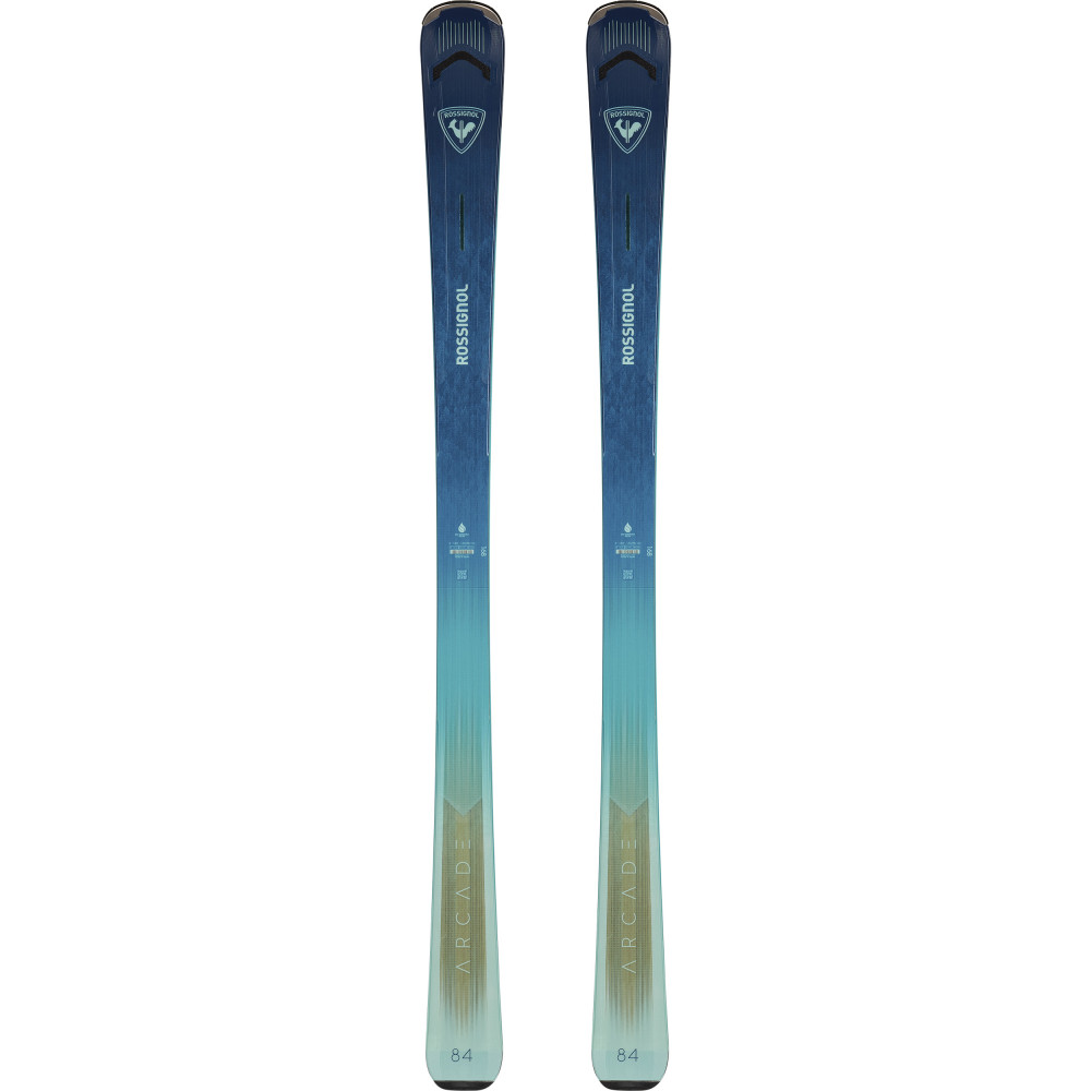 SKI ARCADE W 84 + FIXATIONS SALOMON N STAGE GW 11 WHITE L90