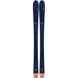 SKI E-CROSS 88 + FIXATIONS SALOMON N STAGE GW 11 WHITE