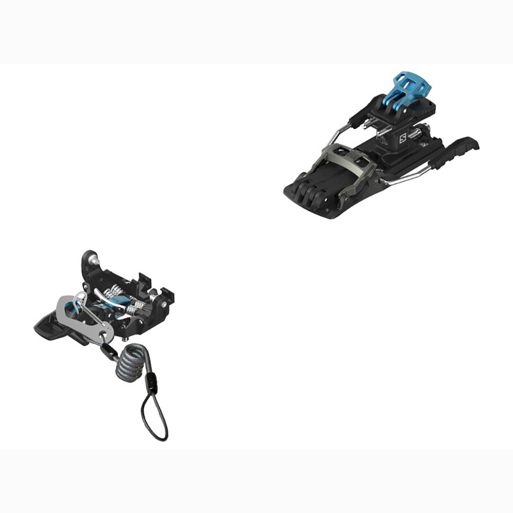 SKI CRUX 87 PRO BK/GE + BINDUNGEN SALOMON MTN PURE BLACK/BLUE + BRAKE G90 + LEASH