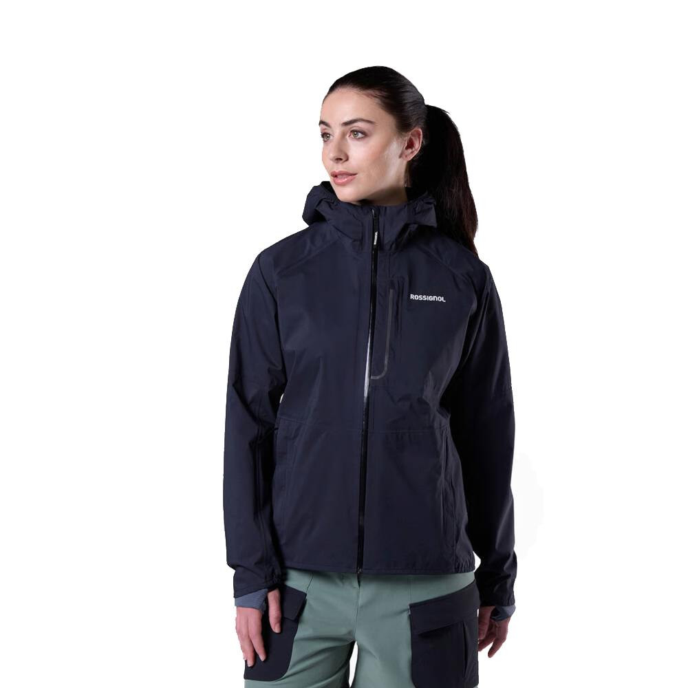 CHAQUETA W RAINPROOF 2.5L SHELL JKT - 200 BLACK
